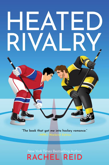 Cover of Heated Rivalry: Now Streaming on Crave and HBO Max (First Time Trade) by Rachel Reid