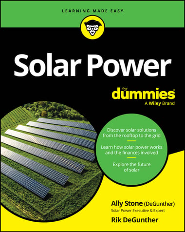 Cover of Solar Power for Dummies by Ally Stone