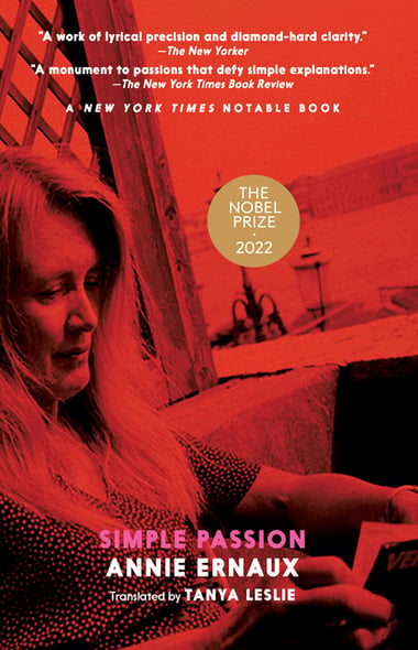 Cover of Simple Passion by Annie Ernaux