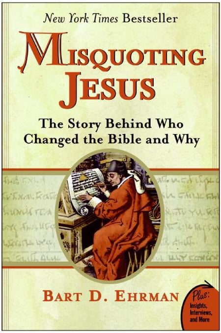 Cover of Misquoting Jesus by Bart D Ehrman