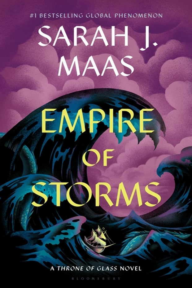 Cover of Empire of Storms by Sarah J Maas